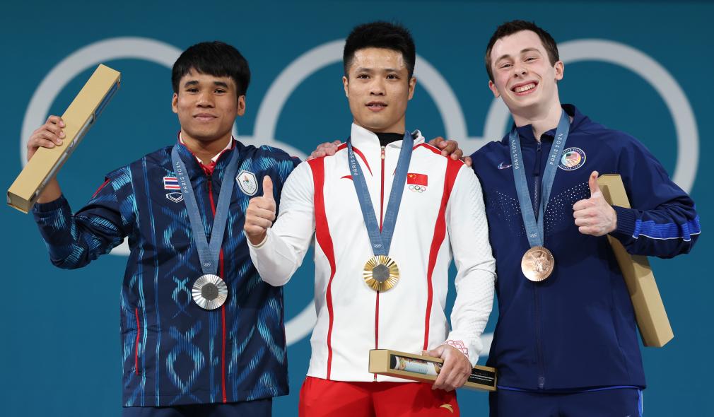 巴黎奥运会 李发彬夺得举重男子61公斤级金牌(图2)