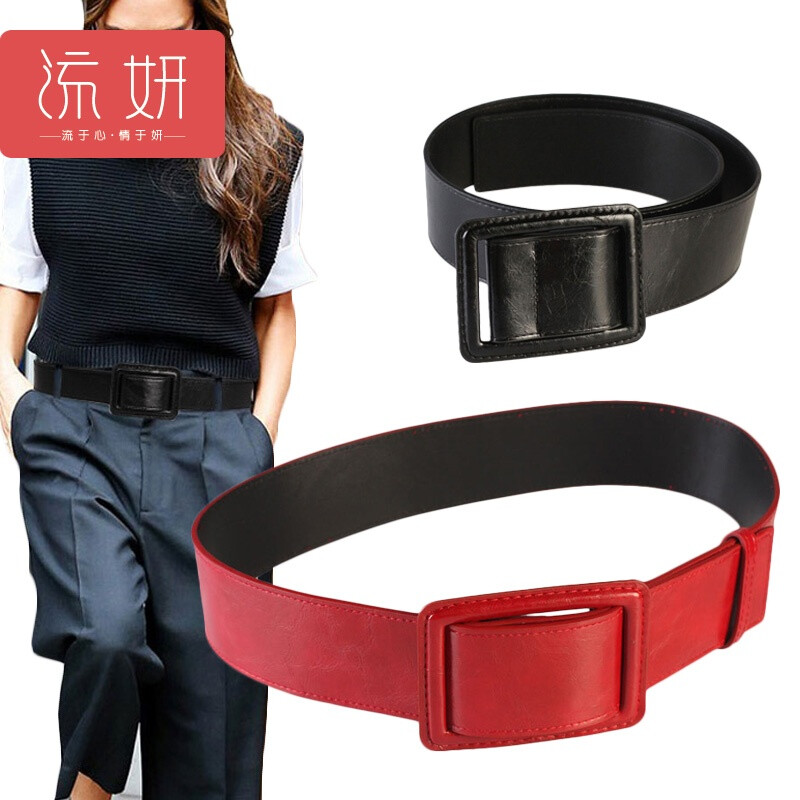腰带力量举举重硬拉深蹲负重训练皮带女男专业牛皮护腰 海德力健身