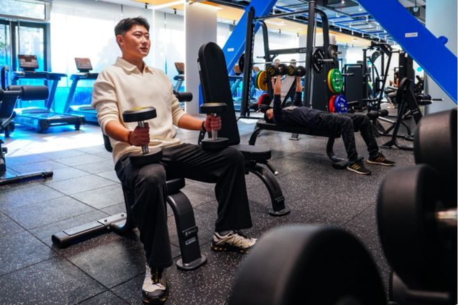 长宁这家企业为员工打造了一个“宝藏”健身房！(图2)