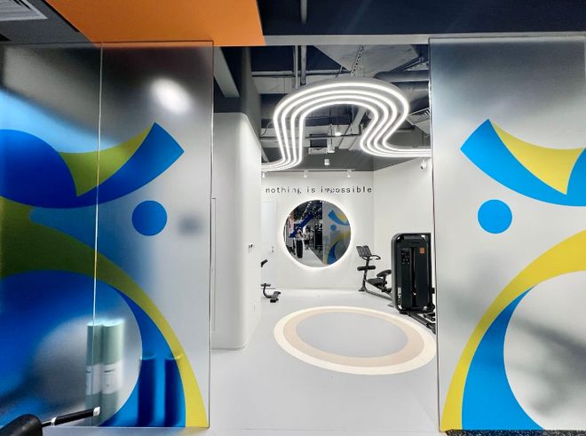 长宁这家企业为员工打造了一个“宝藏”健身房！(图4)