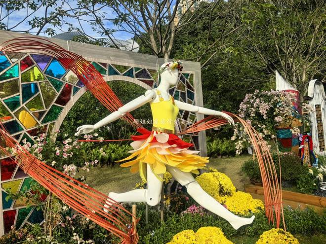 广州文化公园66届菊展藏秋冬浪漫气息延续全运会风情免费(图9)